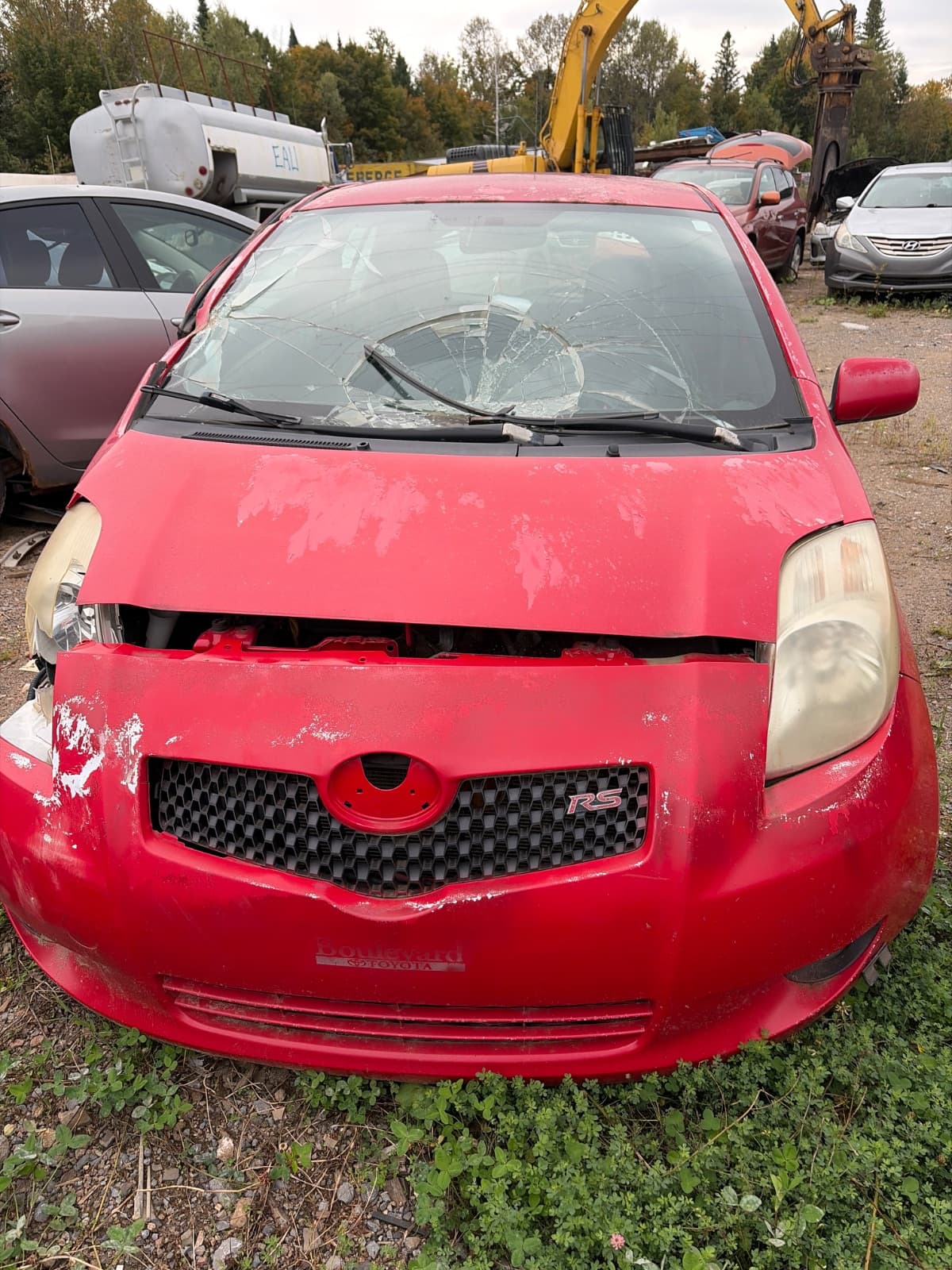 Toyota Yaris 2008, vue avant