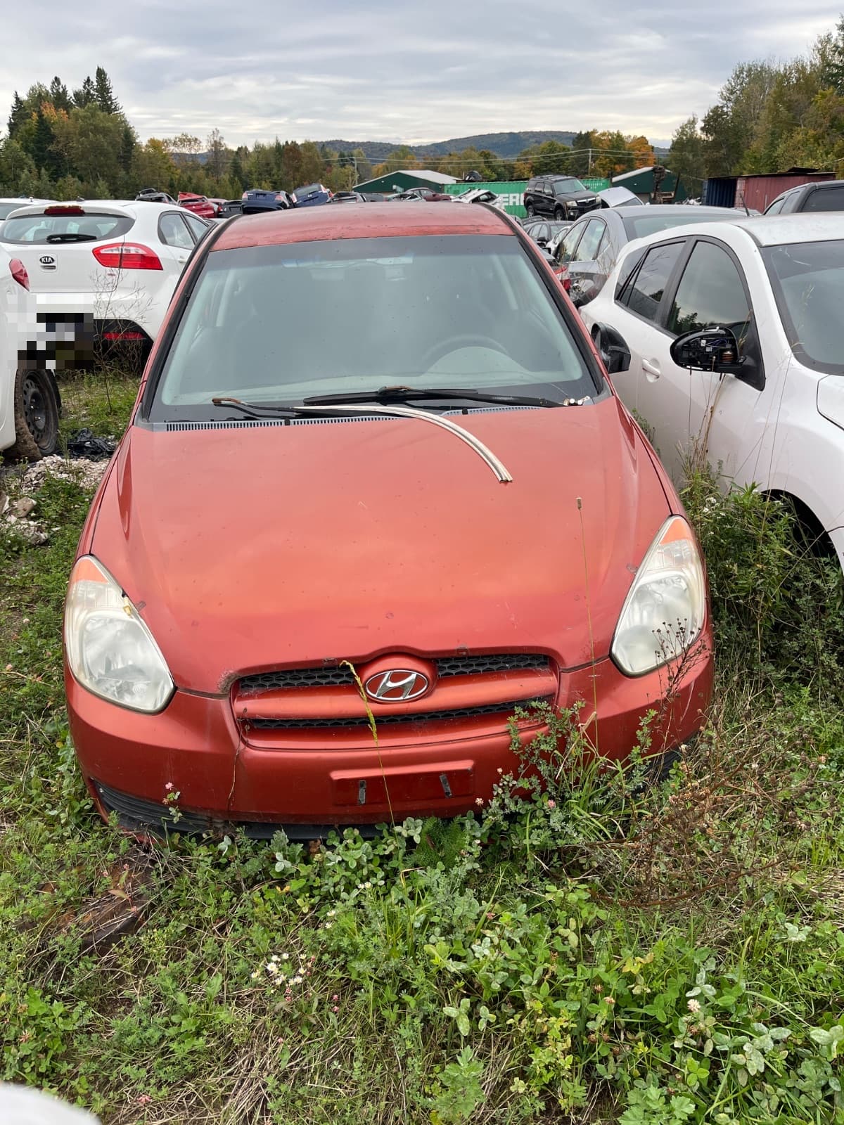 Hyundai Accent 2009, vue avant